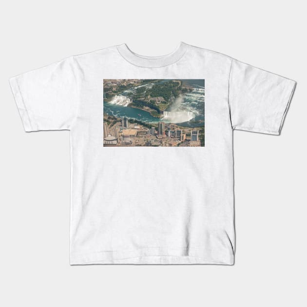 Niagara Falls Kids T-Shirt by Eunice1